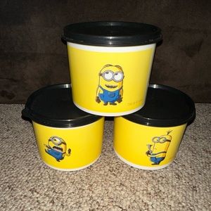 Despicable Me Minions Tupperware Container Canister Set